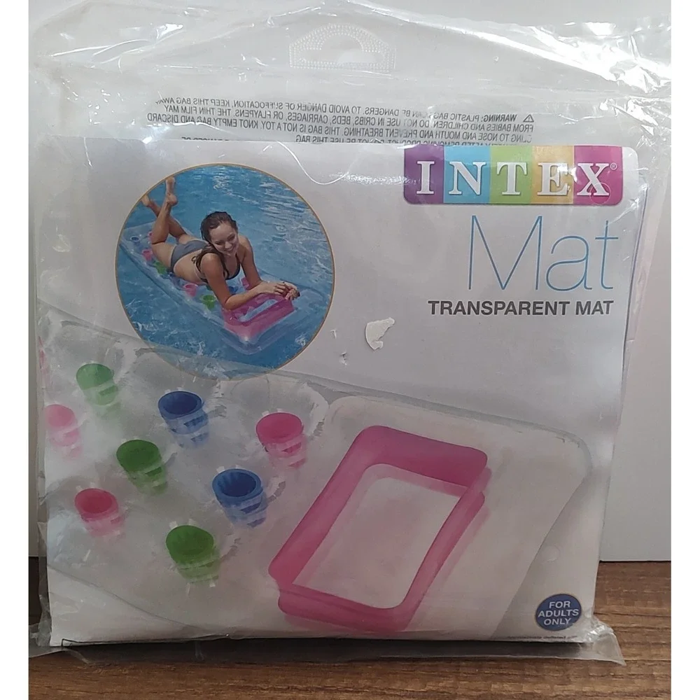 INTEX MAT The Wet Inflatable Pool Float 74